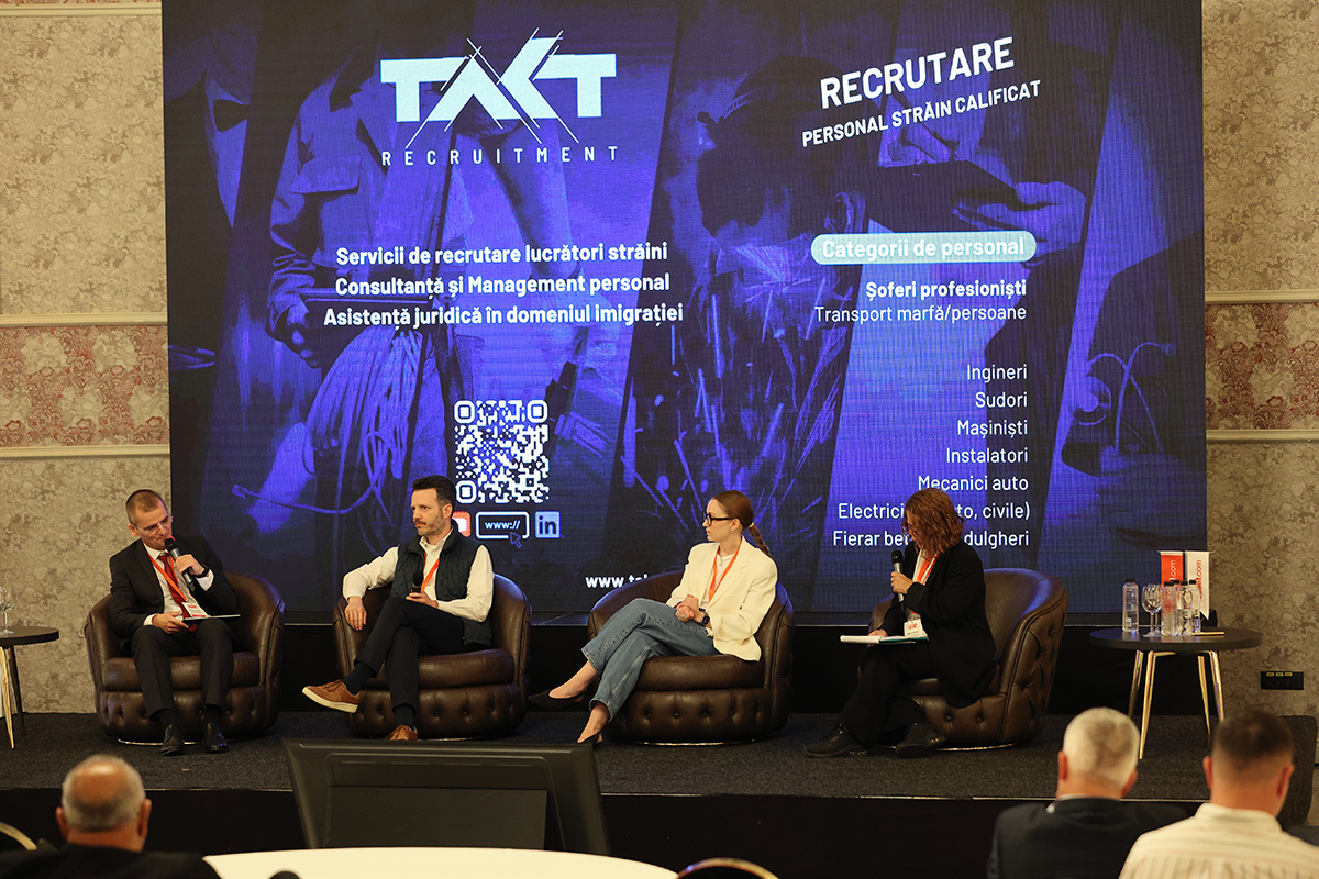 Cosmin Șerban și Rozana Cozma, TAKT Recruitment, speakeri la Conferința ZIUA Cargo 2026 despre recrutarea șoferilor extracomunitari pentru transport persoane